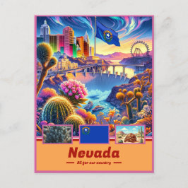 Postal Monumentos emblemáticos de Nevada
