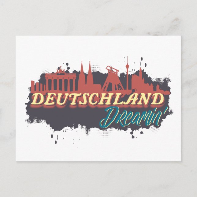 Postal Monumentos icónicos de Deutschland Dreamin' - Alem (Anverso)