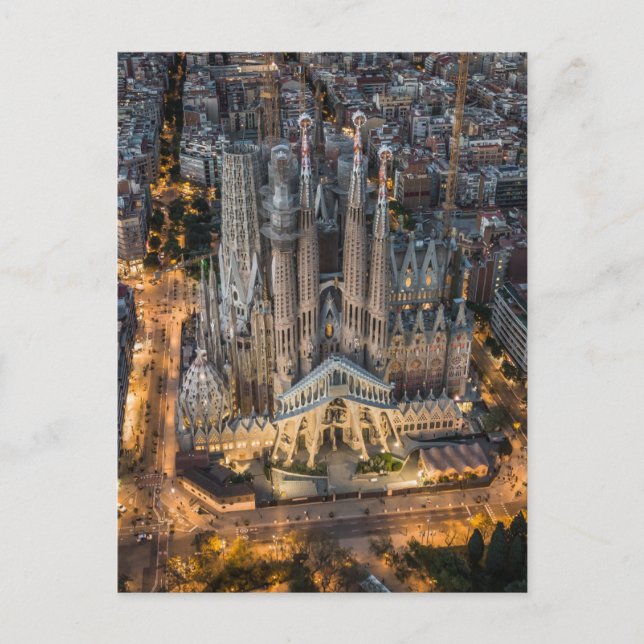 Postal Monumentos | La Sagrada Familia (Anverso)