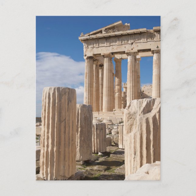 Postal Monumentos | Partenón Acrópolis Atenas Grecia (Anverso)