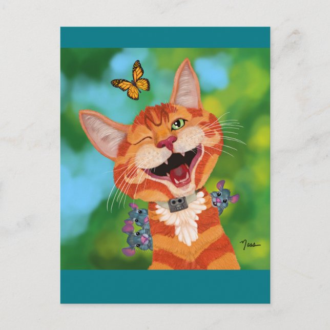 Postal Monzo y amigos (Anverso)