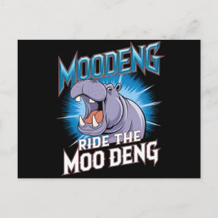 Postal MOO DENG Hippo Ride El MOO DENG