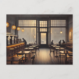 Postal Moody Cafe en San Francisco Mug Postcard