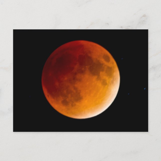 Postal Moon Eclipse Blood Moon | Mendota Heights (Anverso)