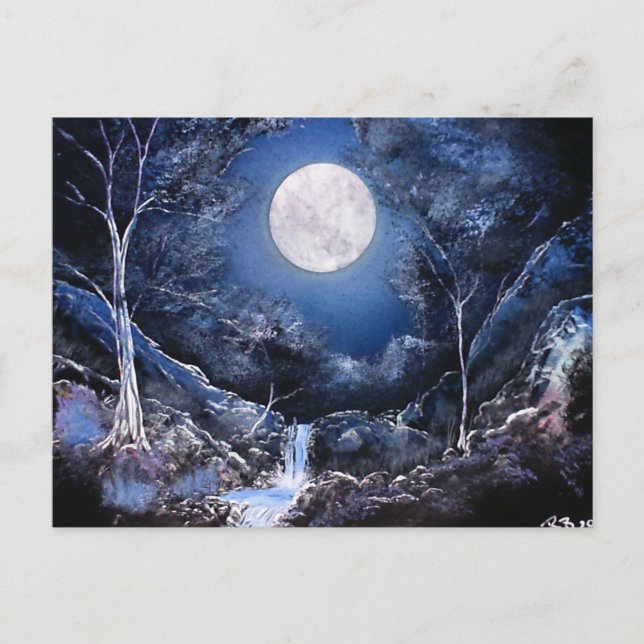 Postal Moon Forestal (Anverso)