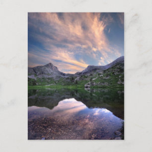 Postal Moon Lake Sunset - Weminuche Wilderness Colorado