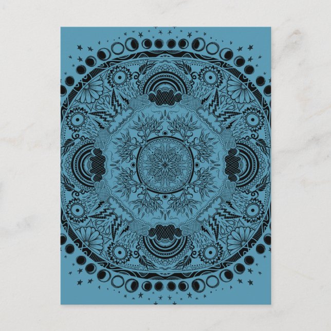 Postal Moon Mandala MoonChild Yoga (Anverso)