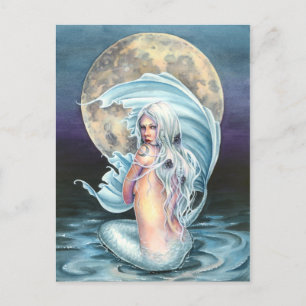 Postal Moon Mermaid