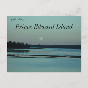 Postal Moon Over Herons Charlottetown PEI Canada