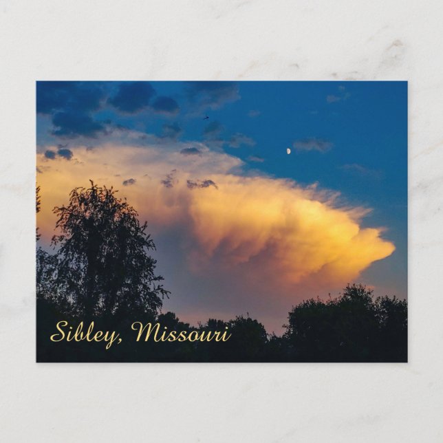 Postal Moon over Storm Cloud (Anverso)
