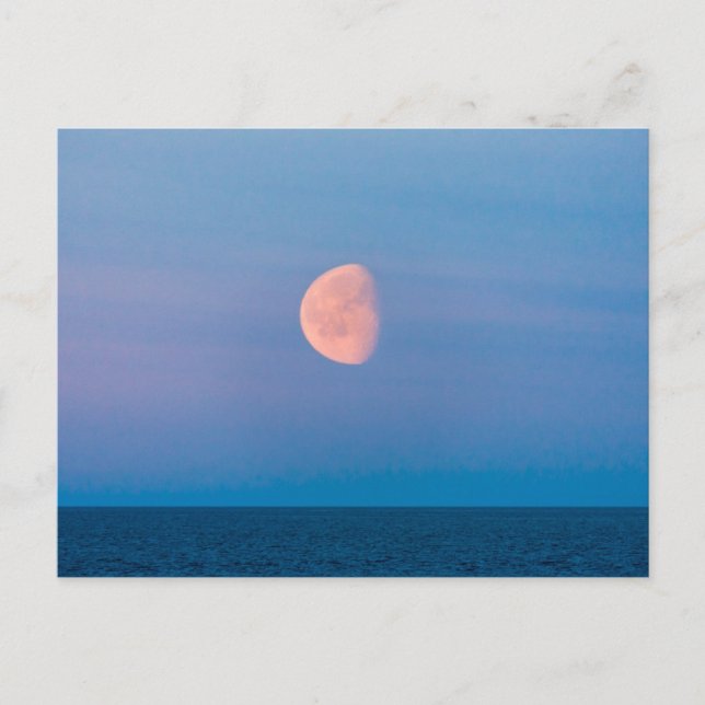 Postal Moon Over the Bering Sea | Russia Far East (Anverso)