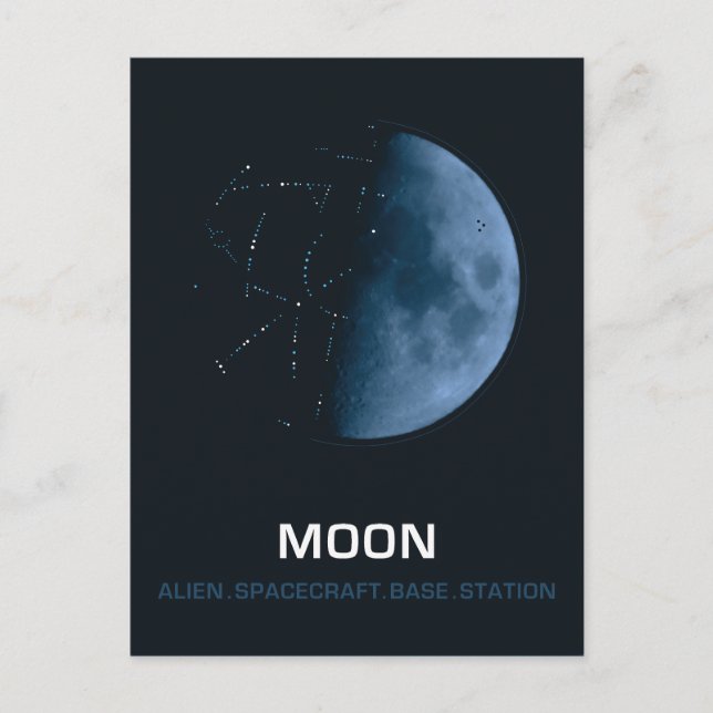 Postal Moon the Ancient Spaceship (Anverso)