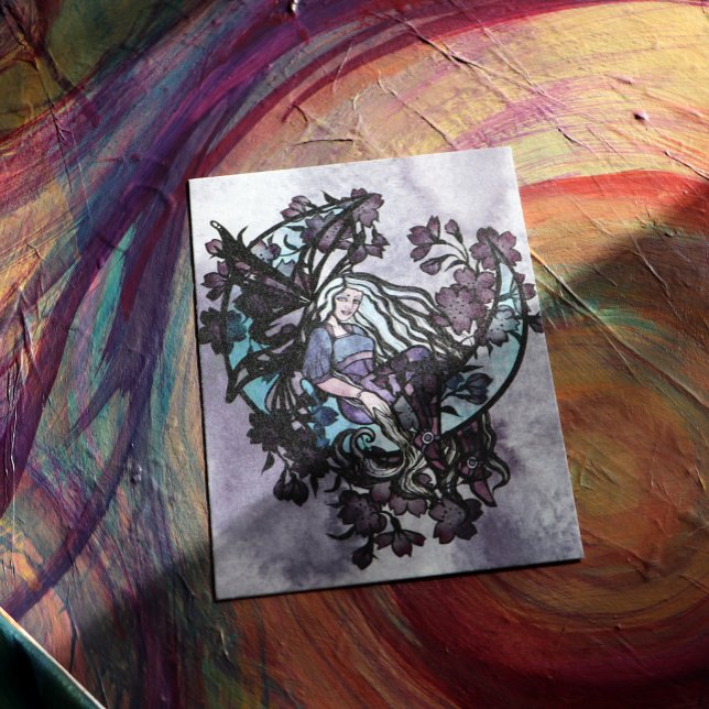 Postal MoonChild Fairy Fairies Moon Child goddess moon    (Subido por el creador)