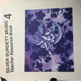 Postal MoonChild leyendo arte de acuarela de hadas