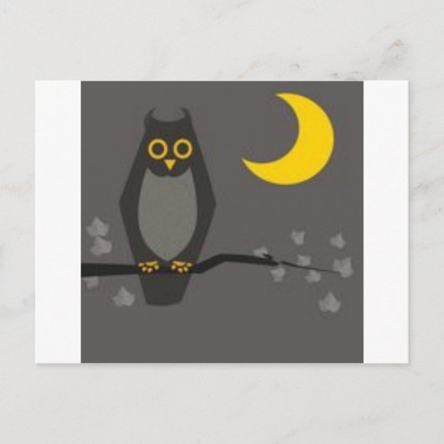 Postal moonowl (Anverso)