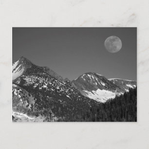 Postal Moonrise, Sierra-Nevada, Glacier Point Vista