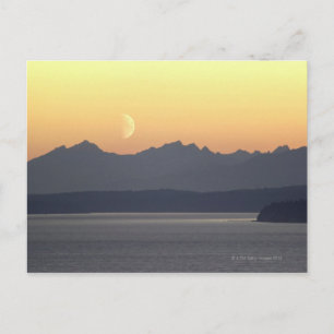 Postal Moonset de sonido de puget