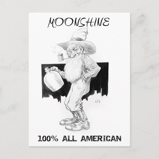 Postal Moonshine - 100% All American! (Anverso)