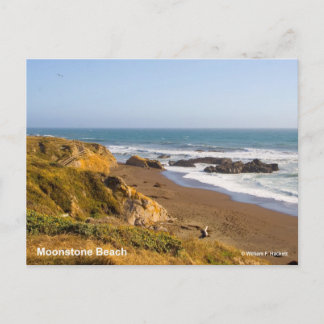 Postal Moonstone Beach Cambria California