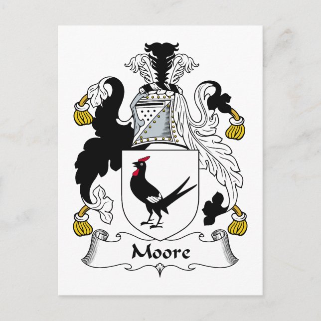 Postal Moore Family Crest (Anverso)