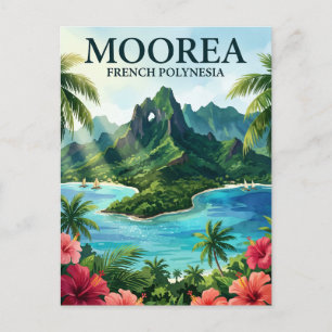 Postal Moorea Polinesia Francesa