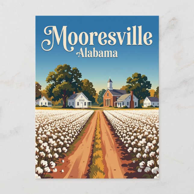 Postal Mooresville EE. UU. (Anverso)