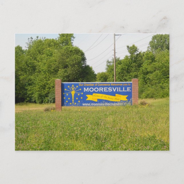 Postal Mooresville Indiana (Anverso)