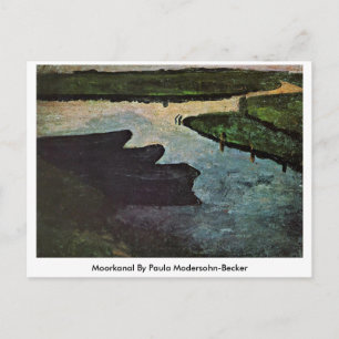Postal Moorkanal Por Paula Modersohn-Becker