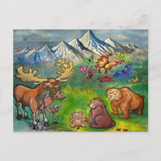 Postal Moose & Bears