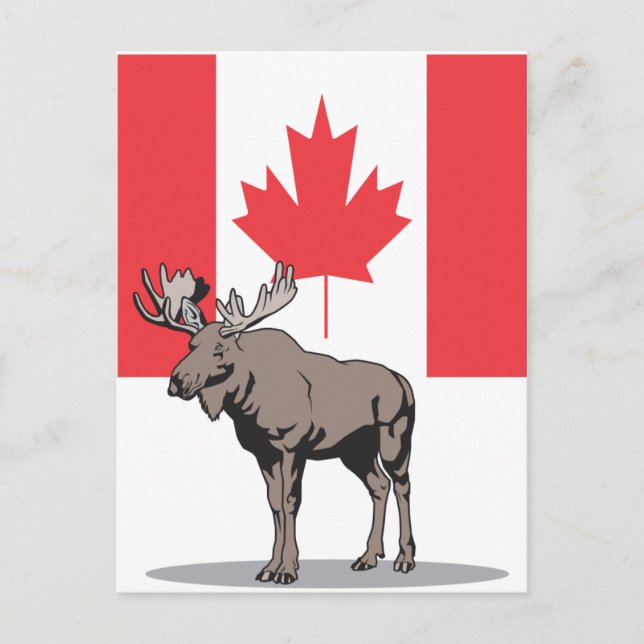 Postal Moose Canada (Anverso)