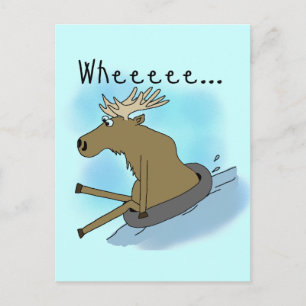 Postal Moose Snow Tubing