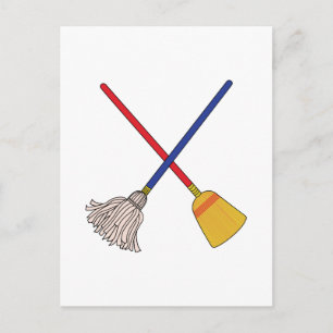 Postal Mopa cruzada y baño