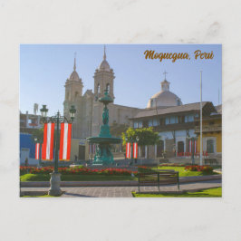 Postal Moquegua, Perú, Plaza de Armas
