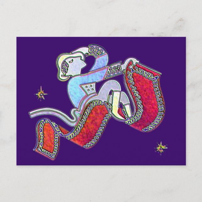 Postal Moqueta mágica (Anverso)