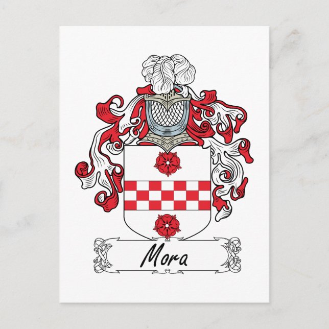 Postal Mora Family Crest (Anverso)