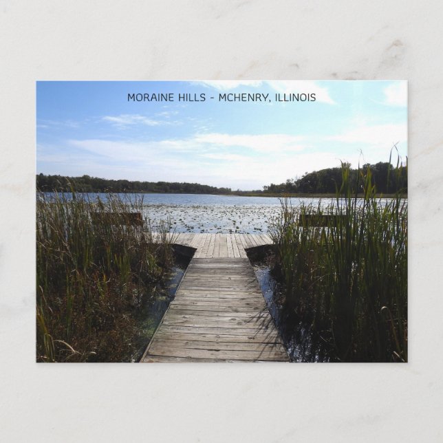 Postal Moraine Hills, McHenry Illinois (Anverso)