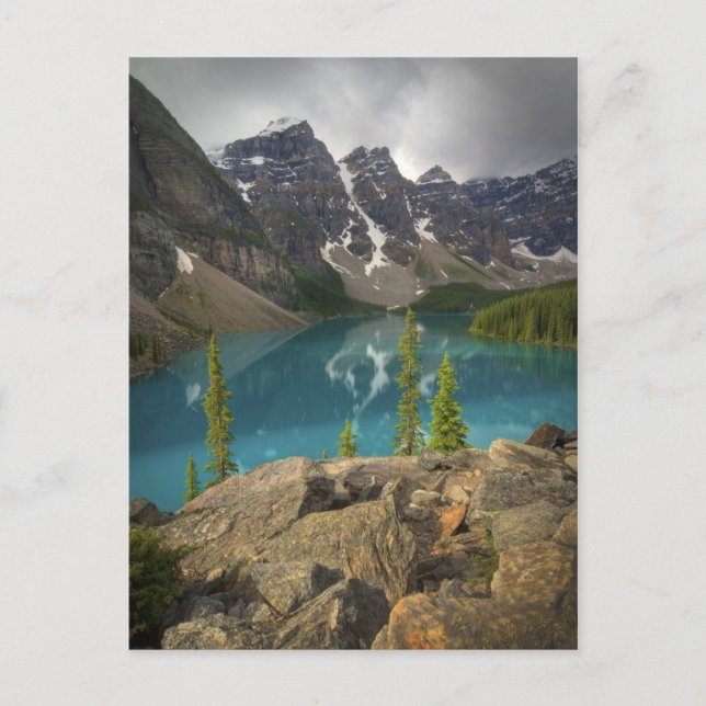 Postal Moraine Lake Canada (Anverso)