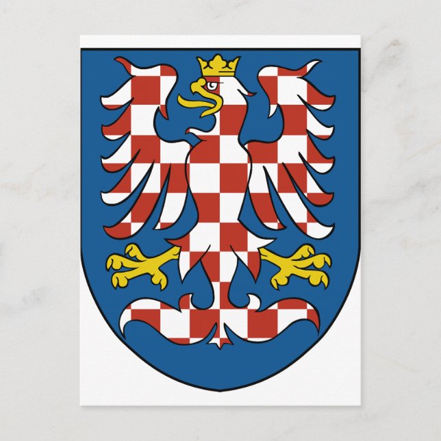 Postal Moravia, checo (Anverso)