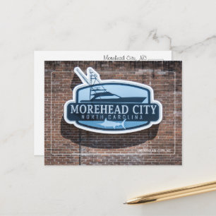 Postal Morehead City NC – Recuerdo de la Costa de Carolin