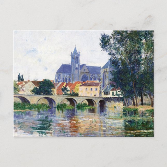 Postal Moret-Sur-Loing | William Lamb Picknell (Anverso)