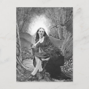 Postal Morgan Le Fay Postcard