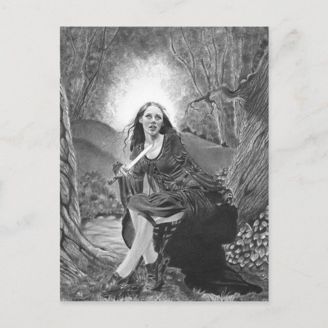 Postal Morgan Le Fay Postcard (Anverso)