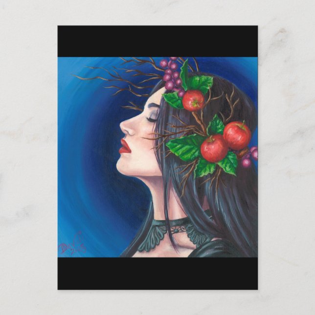 Postal Morgan Le Fay Postcard Sorceress Postcard Camelot (Anverso)