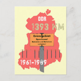 Postal Morir Grenze der DDR.