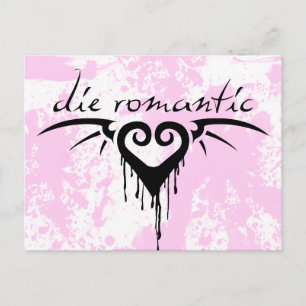 Postal morir romántico