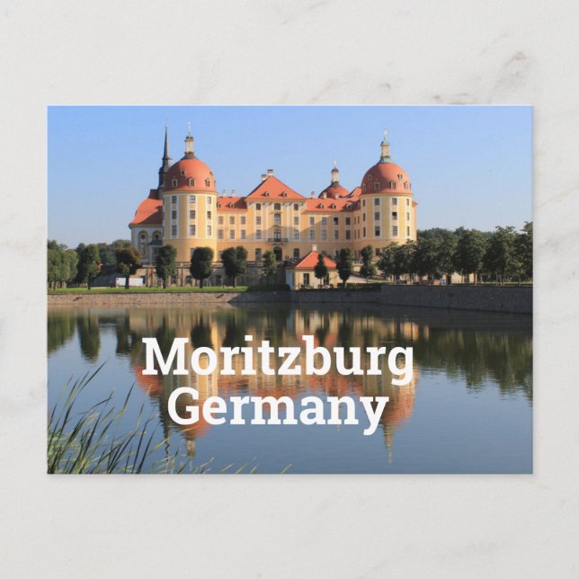 Postal Moritzburg Alemania (Anverso)