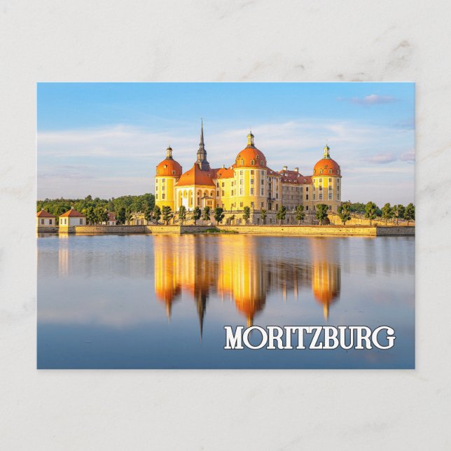 Postal Moritzburg Castle, Germany (Anverso)