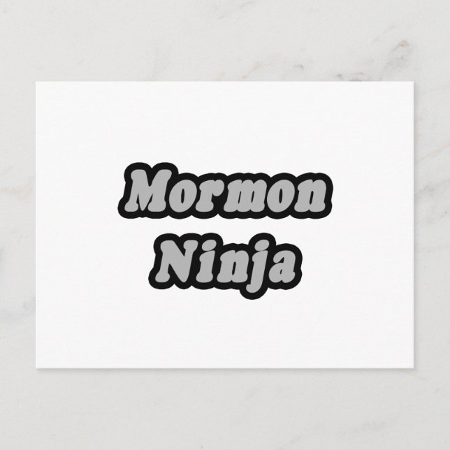 Postal Mormon Ninja (Anverso)
