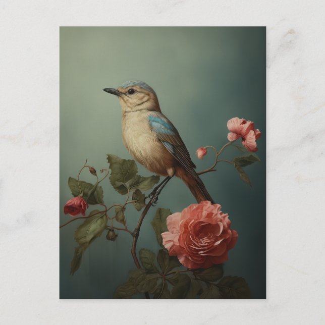 Postal Morning Blue Bird  (Anverso)