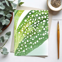 Postal Morning Dew | Acuarela Botánica Moderna